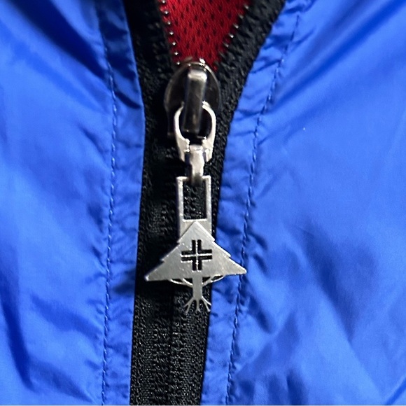 Y2K L-R-G LRG Enterpriser Windbreaker Men’s Jacket Blue Logo Size XL - Picture 8 of 11